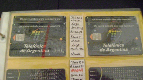 Tarjeta Telefoni Coleccion Telefonica Serie B.6 Ed 3 Logo N 1
