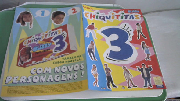Álbum Figurinha Chicle Bola Buzzy - Chiquititas 3 - Completo 1