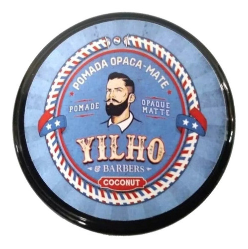 Pomada Opaca Mate Coconut Yilho X 100grs Barberia Peluqueria 1