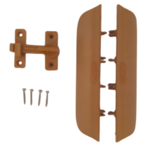 1 Par De Puxador + 1 Trinco Porta Sanfonada Cerejeira Bcf 0