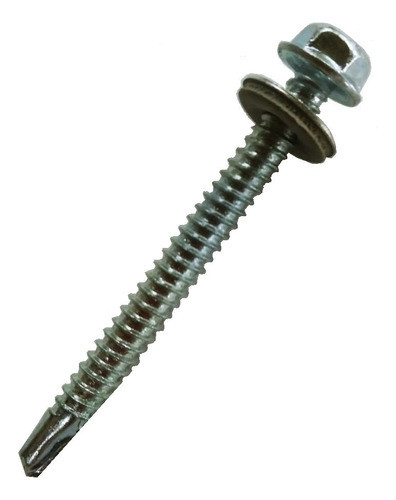 Tornillo Autoperforante Techo Chapa Hex 14 X 2y1/2 X200u 0