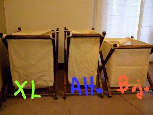 Cesto Plegable Ropa Sucia/planchar C/tapa Mod Alto Aledeco 0