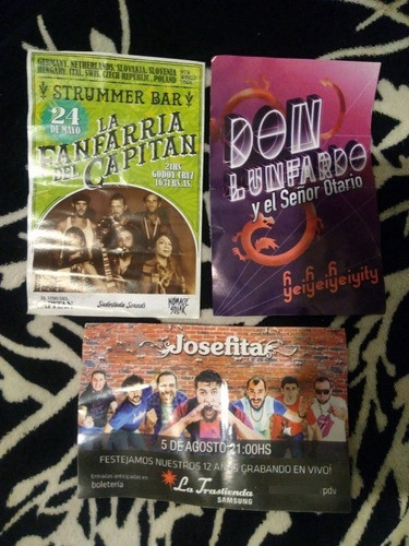 Volantes Bandas Rock De Colección 1 Precio Por C/u 0