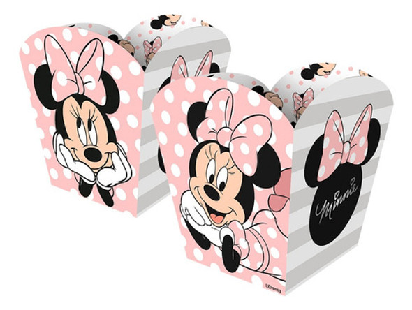 Cachepots Festa Minnie Mouse Rosa - Kit Promocional 0