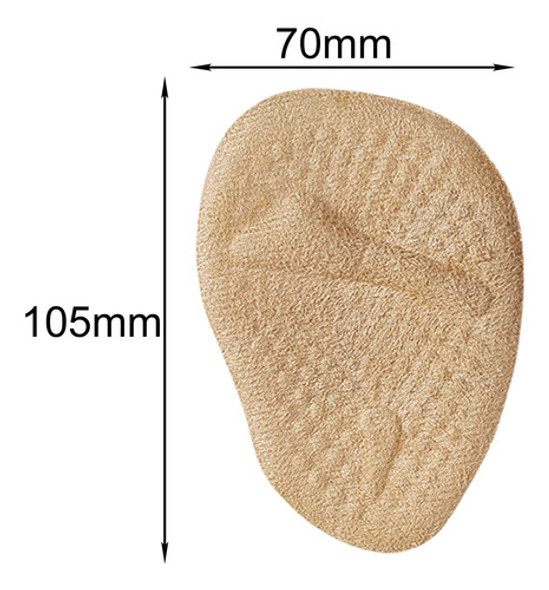 2 X 2-6 Pacotes 2 Almofadas Metatarsais 10,5 Cm X 7 Cm 1