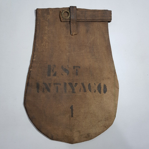 Antigua Bolsa Ferrocarril Tela Intiyaco Santa Fe Mag 60606 0