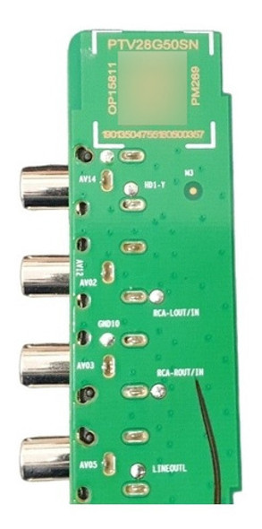 Placa Principal Ptv28g50sn Versão B - C Vb Vc Flat Grande!! 1