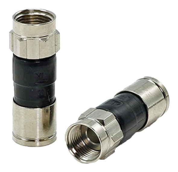 Oferta! 50 Conectores Rg6 A Compresion P/ Cable Coaxil 1