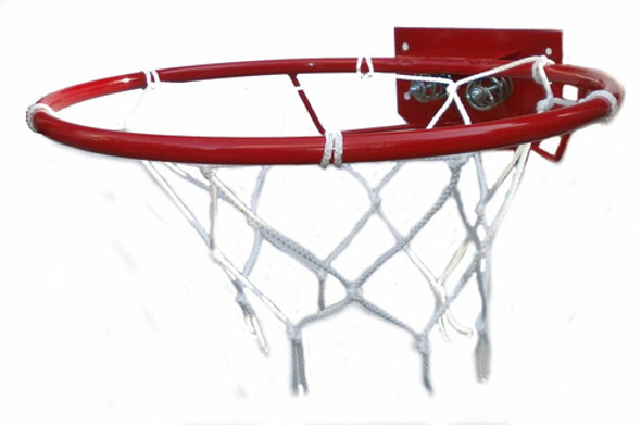 Aro De Basquet Con Resorte Doble De Pared Metalico Con Red 0