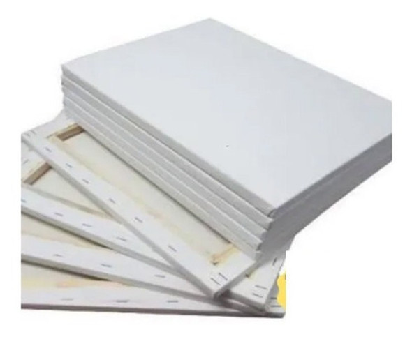 30 Telas Para Pintura 30x40 P/ Tinta A Óleo Ou Acrílica 0