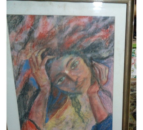 Oleo Sobre Papel. Obra Original De Germinal Lubrano 65 X 40 0