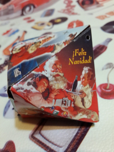 Coca Cola Adorno Navidad Papel 9cm 1