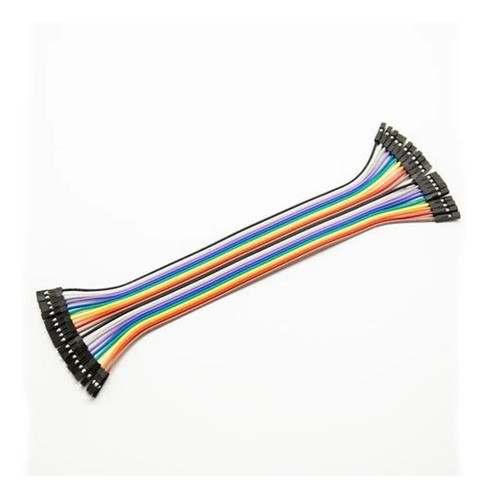 Pack 20 Cables Dupont Hembra Hembra 20cm Protoboard -- A0158 1