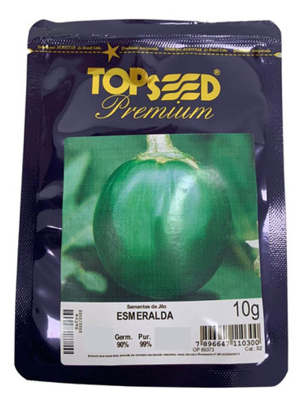 Semente De Jiló Esmeralda Topseed Premium 10g Envio Imediato 0 Semente De Jiló Esmeralda Topseed Premium 10g Envio Imediato 0