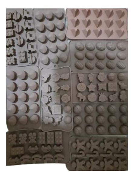 Moldes De Silicona , Para Bombones, Jabones, Llaveros, Velas 0