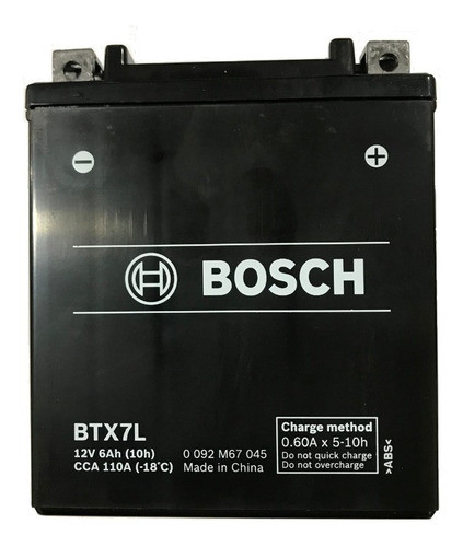 Bateria Gel Bosch Motos Ytx7l-bs Honda Falcon Twister 0