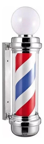 Farol Poste Pole Barberia Peluqueria Luz Led Y Movimiento 0