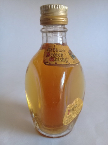 Botellita De Whisky Old Blended Miniatura Antigua De 5oml.// 1