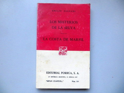 Los Misterios De La Selva  La Costa De Marfil Emilio Salgari 0