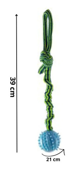 Dental Mordedor Para Cachorro Trança Sanfonada Unidade 1