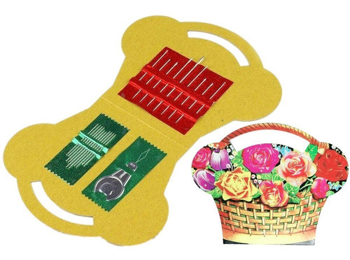 Kit Com 12 Cestas De Agulhas De Mão Para Costura - Atacado 0