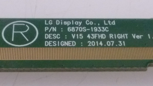 T-com Integradas Display Aoc Le43f1461/28 Lc430duy (sh)(a1) 1