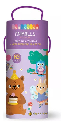 Tubicolor Animales Libro Para Colorear + Rompecabezas Infant 0