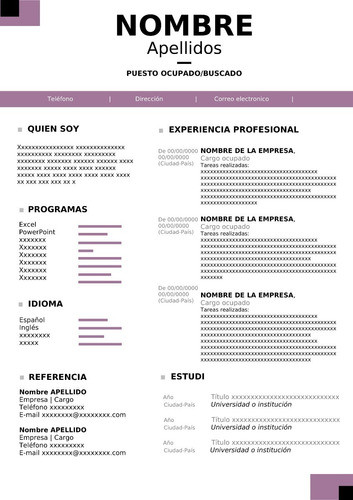 Diseño De Currículum Vitae Personalizado 1