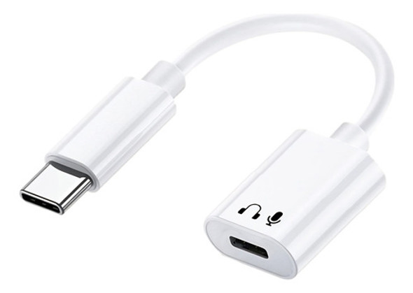Cable Adaptador Audio Carga Usb Tipo C A Lightning Hembra 0