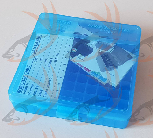 Caja Porta Municion Mtm 40s&w/45acp 100 Tiros Azul 0