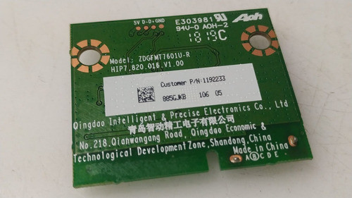 Wifi Tv Bgh B3218h5 Zdgfmt7601u-r Hip7.820.016.v1.00 E303981 1