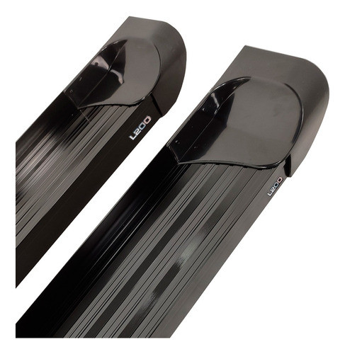 Estribo L-200 Triton Plataforma De Alumínio Preto C/dupla 1