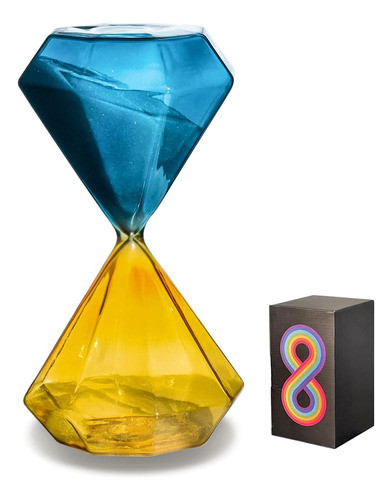 Reloj De Arena Temporizador 30 Minutos Forma De Diamante 0