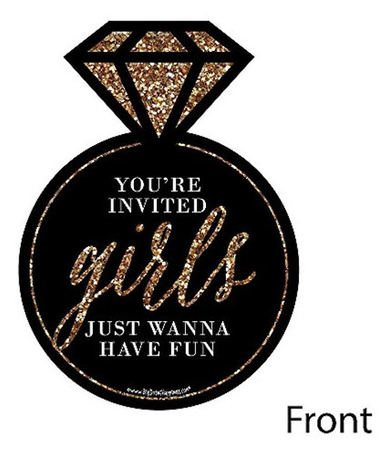 Noche De Chicas  Con Forma De Llenar Invitaciones  Bachelore 1