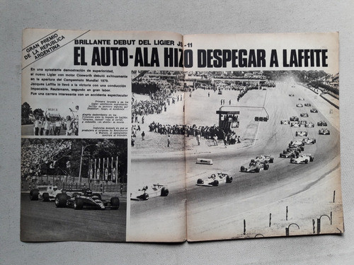 Revista Corsa Nº 660 Enero 1979 Lamina Jabouille Renault F1 1
