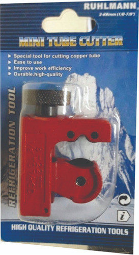 Cortacaño Mini 1/8 - 7/8  Ruhlmann 3 - 22 Mm Corta Caño 1