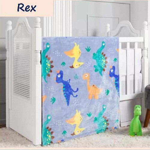 Cobertor De Berço King Etruria Flannel Kids Rex 110x150 1