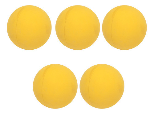 Bola De Borracha Amarela, 5 Peças, 6 Cm, Saltitante, Segura 1