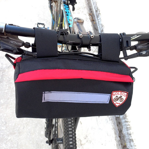 Bolso Modelo Cilindro Para Manubrio De Bici 0