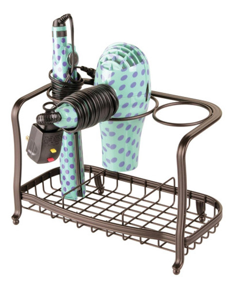 Mdesign Organizador Secador Pelo Bronce 0