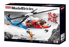 Bloques De Construcción Sluban Helicóptero De Rescate Ub 1