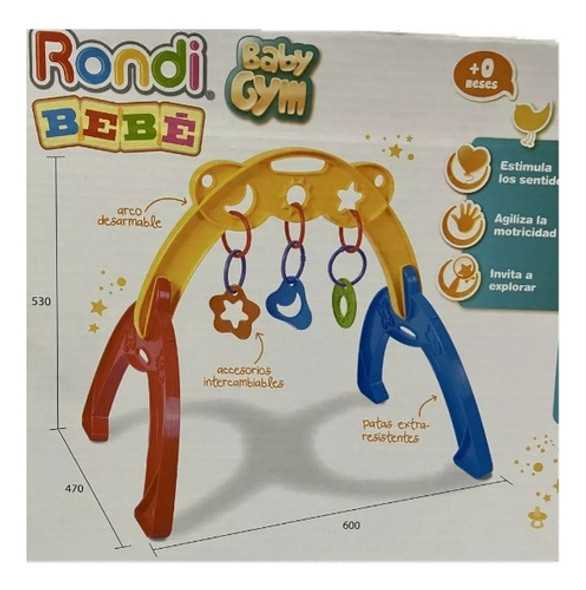 Baby Gym Gimnasio Para Bebes Plastico Original Rondi 1