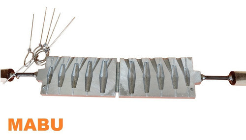 Combo Molde Para Hacer Plomadas Pasantes Cono + Esfericas 1