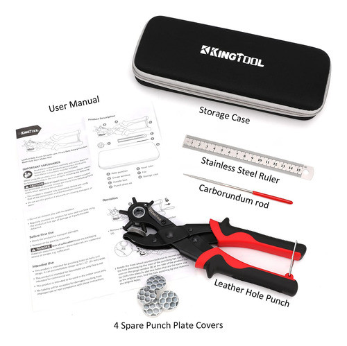 Pinza Sacabocado Perforador Giratorio De 2.5 Mm A 5 Mm 1