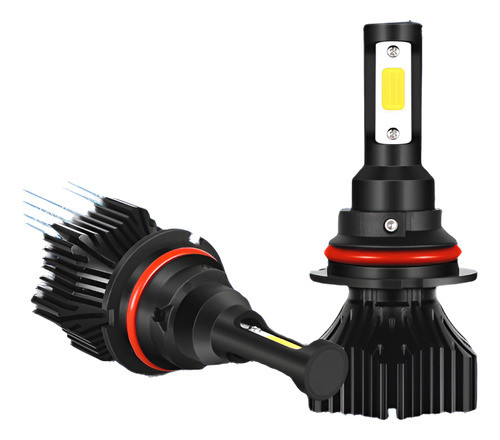 9004 Hb1 Led Linterna 76800lm Hi/low Beam Blanco 6000k Bombi 0