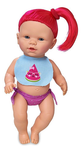Boneca Menina Cheirinho De Melancia Frutas Divertidas 0