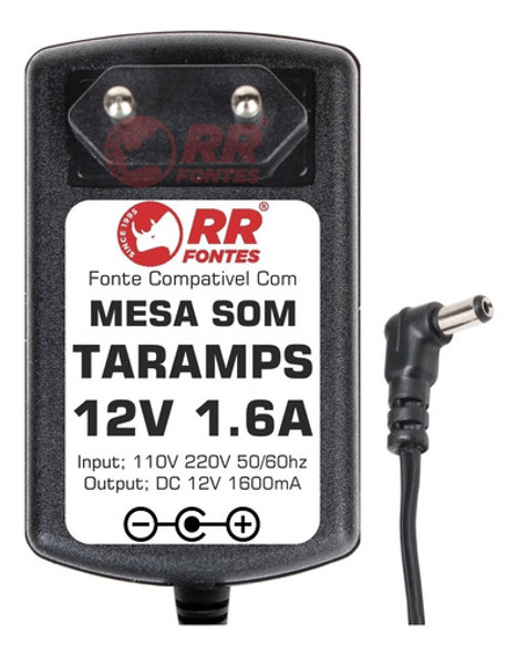 Fonte 12v Para Mesa De Som Mixer Taramps T0202 T0302 T0602 1
