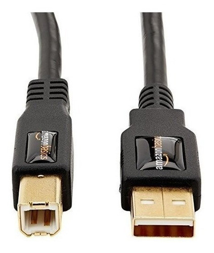 Amazonbasics Usb 20 Cable Amale A Bmale 16 Pies 48 Metros 1
