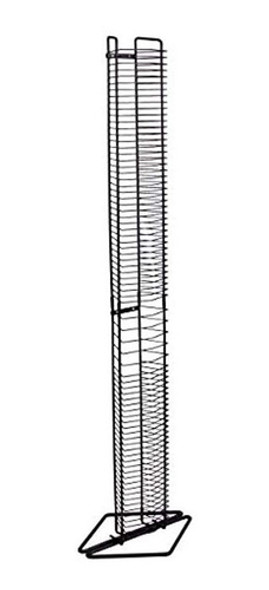 Atlantic 1248 Onyx Cd Tower Matte Black Steel 1