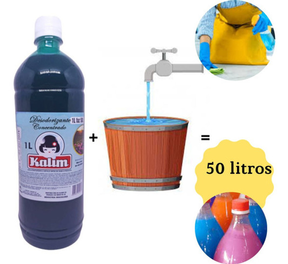 Desodorizante Concentrado 1l Que Faz 50 Litros Eucalpto 1 Desodorizante Concentrado 1l Que Faz 50 Litros Eucalpto 1